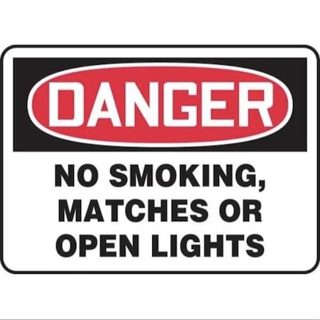 Accuform OSHA DANGER SMOKING CONTROL SIGN NO MSMK135XP MSMK135XP